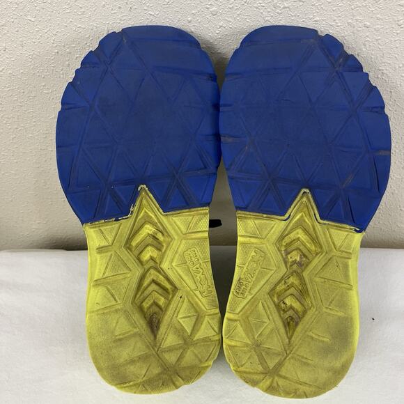 Hoka Mach 3 PROFLY Road Running Shoes Mens Size 10 Blue Yellow - Picture 6 of 8